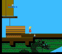 The Simpsons Bart vs the World screenshot 4 for NES